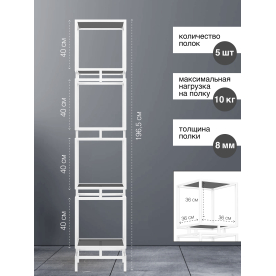Стеллаж Cubic-4