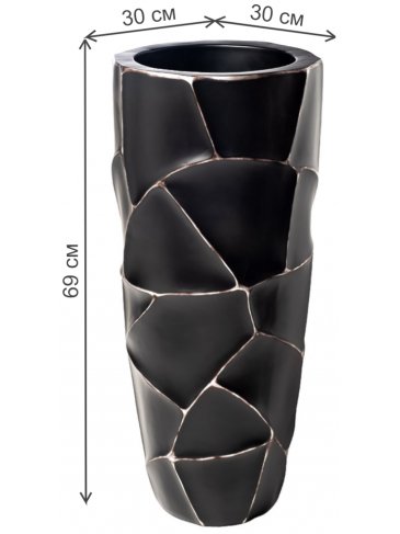 Цветочница  ZSC872-27BL черная