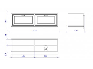 ТВ-тумба Сиенна