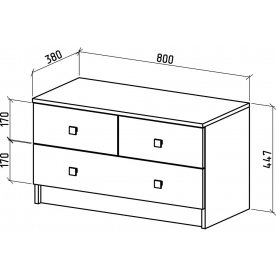 ТВ-тумба Бостон-3