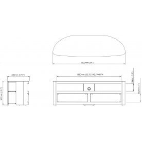 ТВ-тумба Burghley FS1500BURB