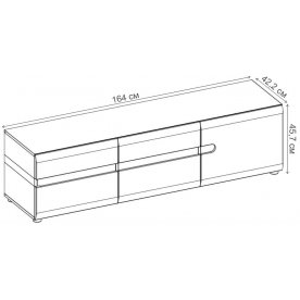 ТВ-тумба Линате 3D TYP 51