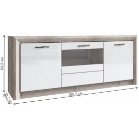 ТВ-тумба Orlando RTV 1V2D1S