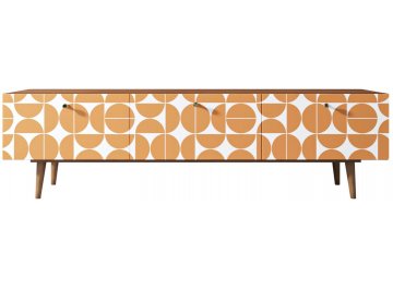 ТВ-тумба Воаб орех / принт 14