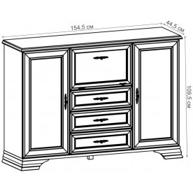 Витрина Кентаки KOM2W3S1B