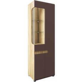 Шкаф с витриной Леонардо МН-026-01