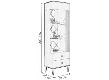 Витрина Rimini Solo