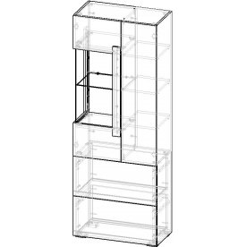 Витрина Куба 1704.М4