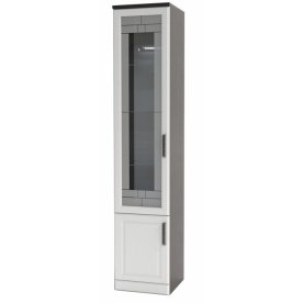 Витрина Рейна венге / белое дерево