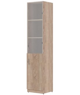 Книжный шкаф Simple SR-5U.2L белый