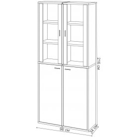 Витрина СУ ш2в2+2ФС+2ФГ КШ