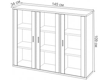 Витрина СУ ш3в1+3ФС ВК