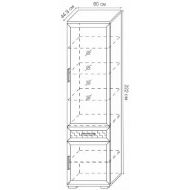 Витрина Трейв Л 60