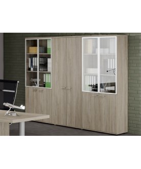 Книжный шкаф WN.712 левый дуб светлый