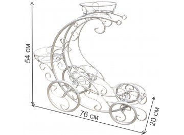 Подставка для цветов Кабриолет мини