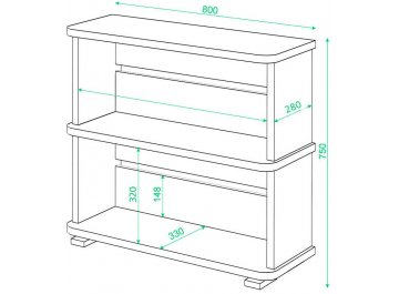 Стеллаж СБ-25/2