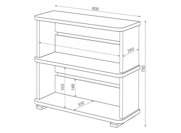 Стеллаж СБ-25/2