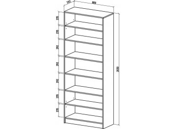 Стеллаж Бостон-7