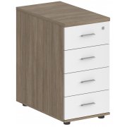 дуб темный / белый