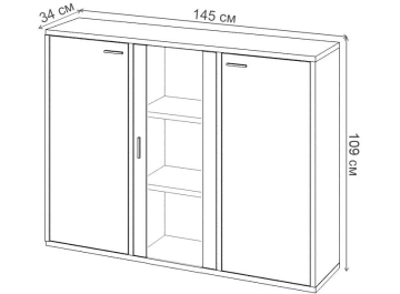 Тумба СУ ш3в1+2ФГ+1ФС