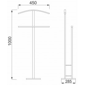 Костюмная вешалка Milo