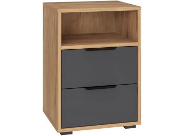 Комплект для кабинета Оптима ОП-113 дуб крафт золотой / графит комплектация 5