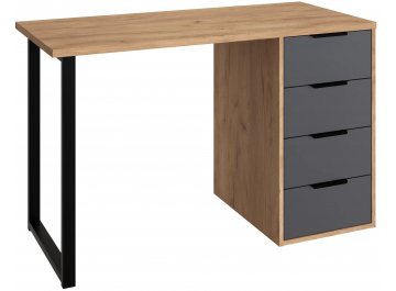 Комплект для кабинета Оптима ОП-115 дуб крафт золотой / графит комплектация 7