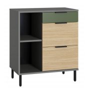 темно-серый / плэйн / дымчатый зеленый