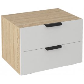 Тумба Норд Т2Я-600 дуб сонома / белая