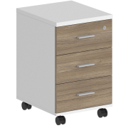 белый / дуб темный