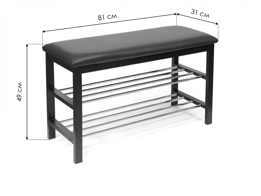 Обувница SR-0628 коричневый