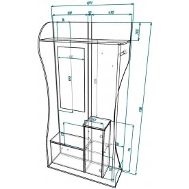 Готовая прихожая Мебелеф – 27
