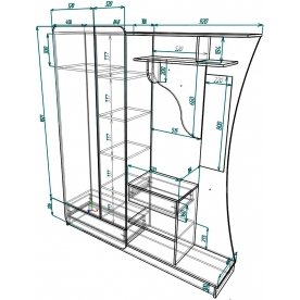 Готовая прихожая Мебелеф-28