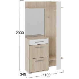 Готовая прихожая Нуар Тип 1