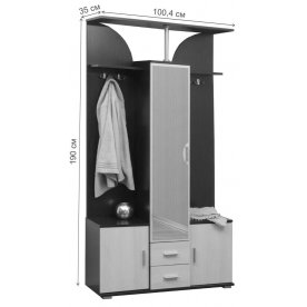 Готовая прихожая Кармен-6