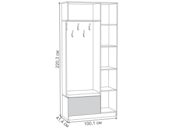 Готовая прихожая Ливерпуль 13.21