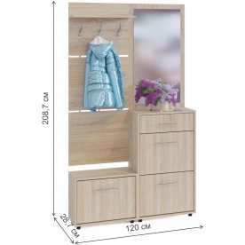 Прихожая ТП-1 + ТП-2 + ПЗ-3 + ВШ-5.1