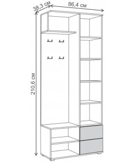 Готовая прихожая Козеф