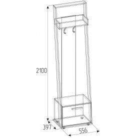 Готовая прихожая Nature 77