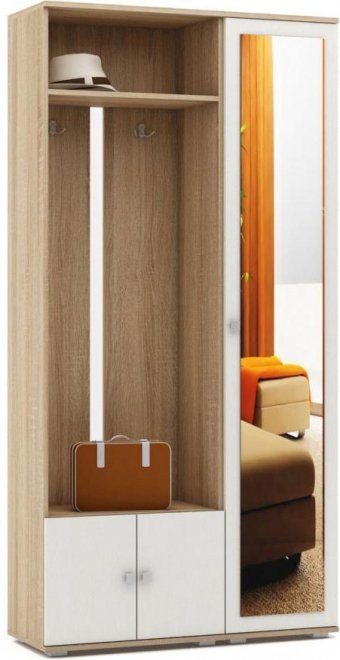 Модульная прихожая Марокко-1 дуб сонома / белый