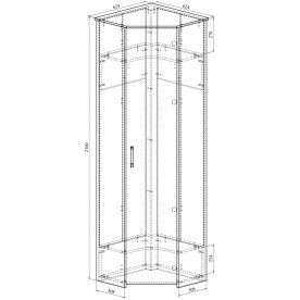 Модульная прихожая Агата комплектация 4
