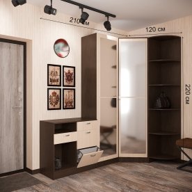 Модульная прихожая Вега комплектация 11