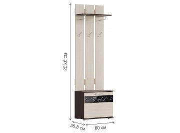 Модульная прихожая Барка комплектация 1