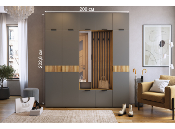 Модульная прихожая Бери К1 комплектация 1