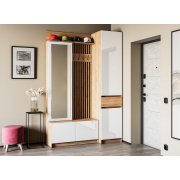 дуб крафт золотой / глянец белый