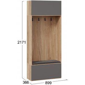 Модульная прихожая Порто комплектация 1