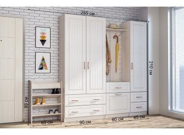 Модульная прихожая Иннэс 6 МДФ