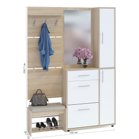 Модульная прихожая ВШ-5.1 + ТП-5 + ТП-4 + ПЗ-4 (комплектация 8)