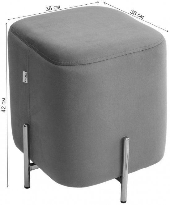 Пуф Ares bluvel-68 yellow / gold