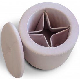 Пуф Круглый с кармашками